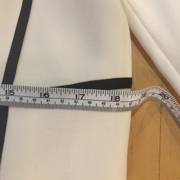 Winter white with black line dress by Escada - Picture 7 of 8